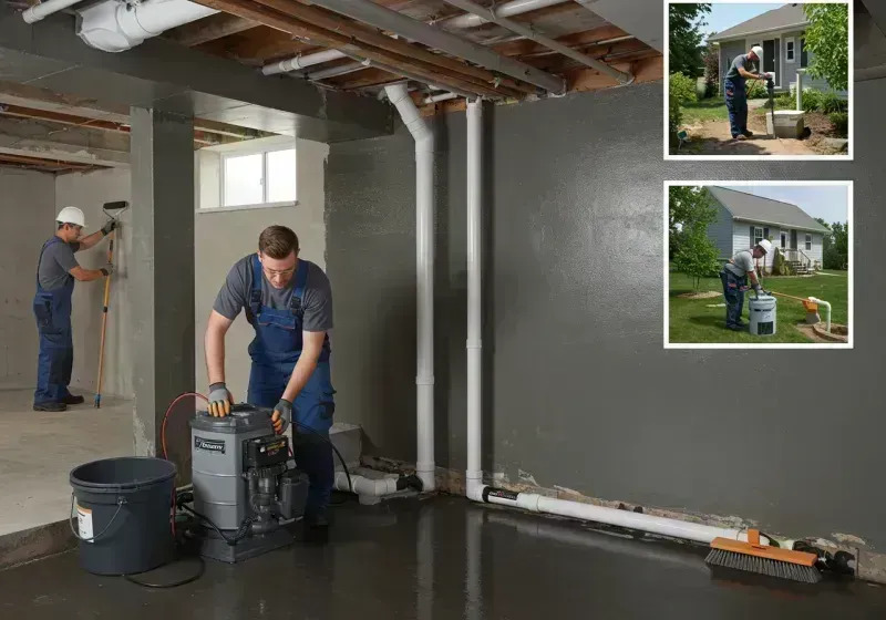 Basement Waterproofing and Flood Prevention process in Golden Shores, AZ